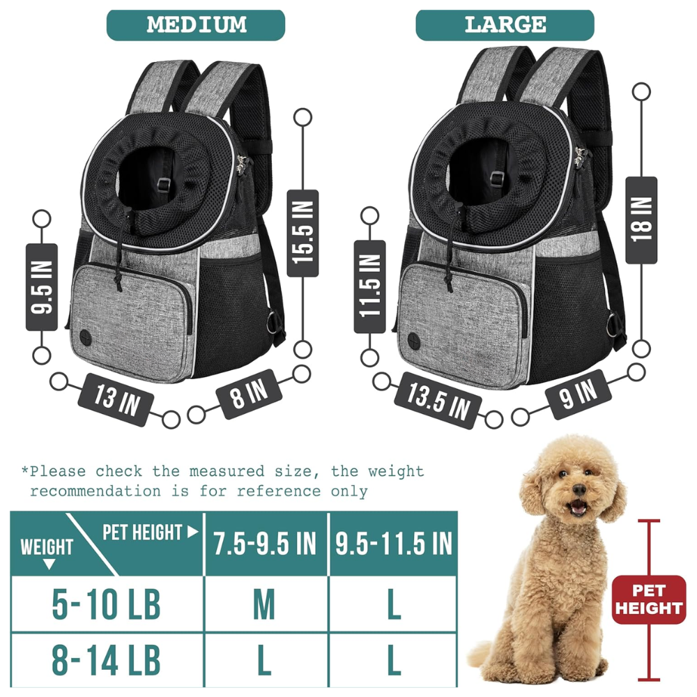 Adjustable Pet Carrier Backpack