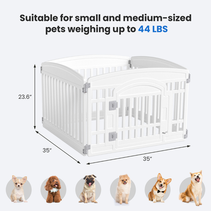 6-Panel Sturdy Dog Playpen
