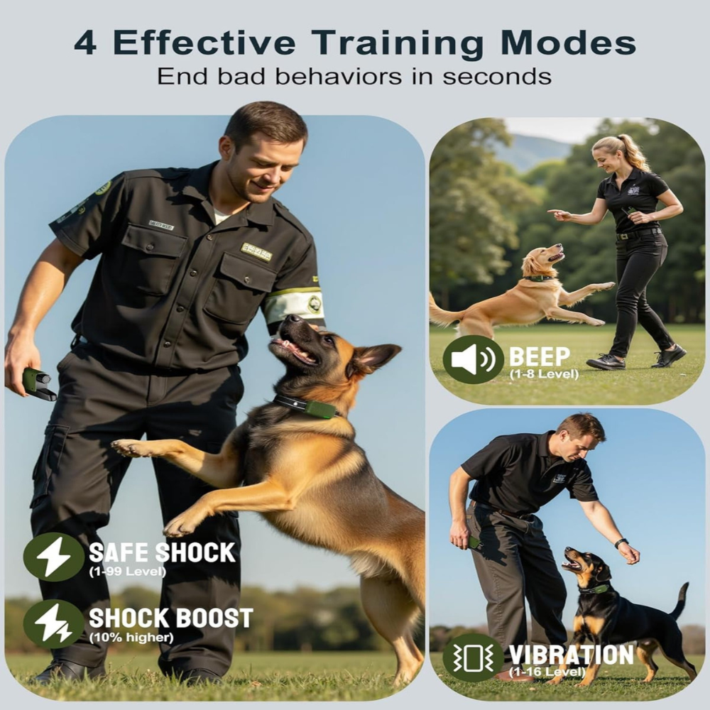 IPX8 Waterproof Dog Training Collar