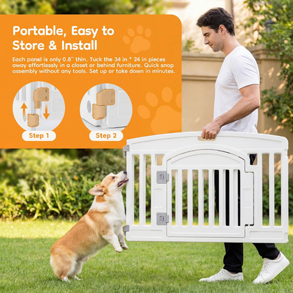 6-Panel Sturdy Dog Playpen